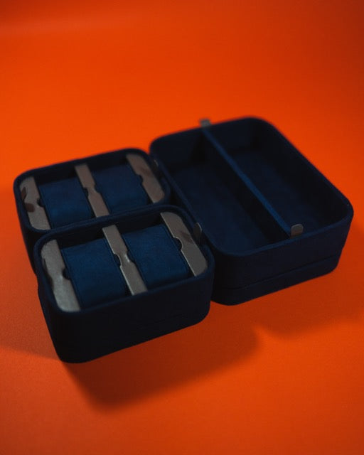 "Elegant Empire Jewelers" Leather Travel Jewelry Box